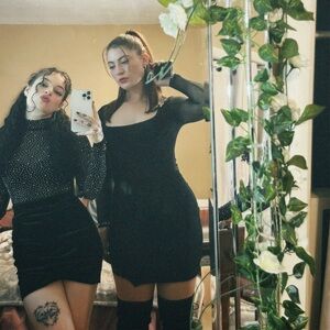 Windsor Black Mini Dress (sparkly one)